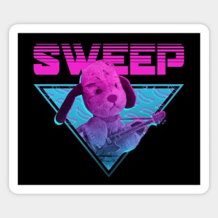 Sooty Sweep Guitar Vaporwave Magnet